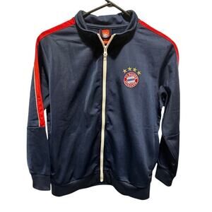 FC Bayern Soccer Full Zip Jacket Official Merchandise Size 152 Youth Large